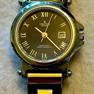 Croton stainless steel watch